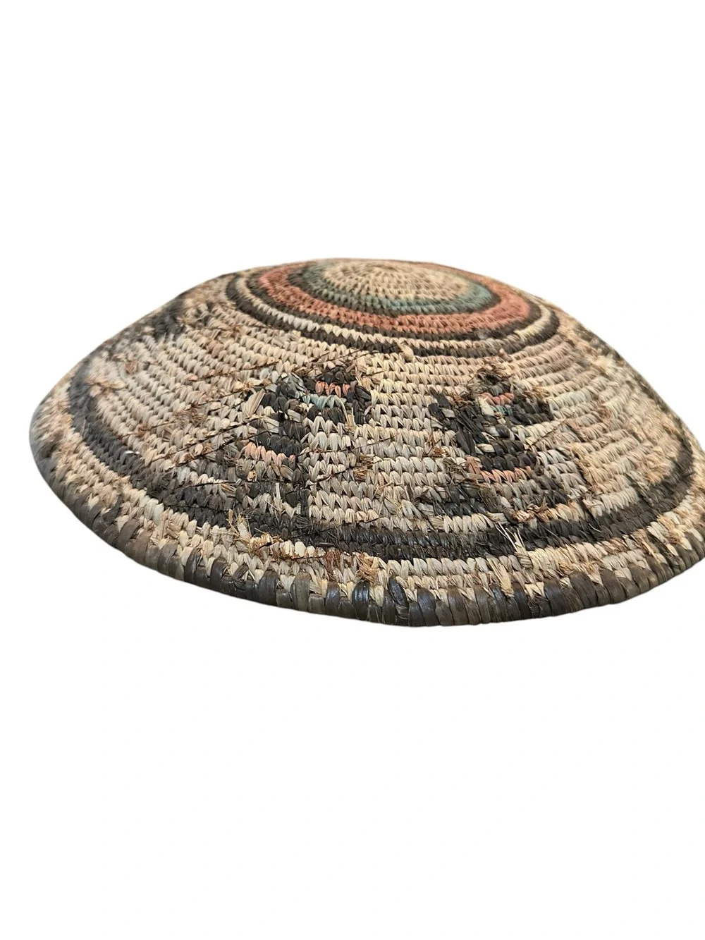 Vintage African Hausa Basket Tray 12